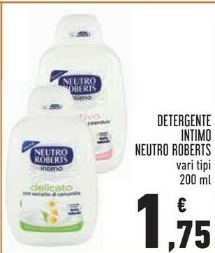 Conad Neutro roberts detergente intimo offerta