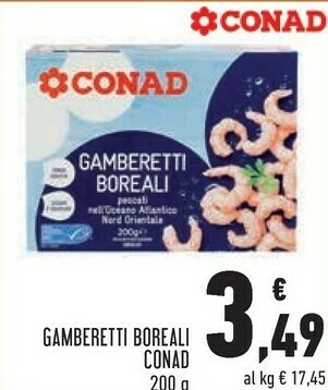 Conad Superstore Conad - gamberetti boreali offerta