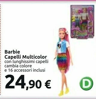 Carrefour Market Capelli multicolor offerta