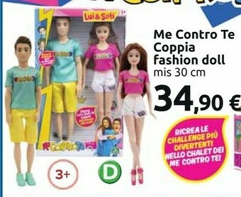 Carrefour Market Giochi preziosi me contro te fashion doll sofi' con jeans 30cm offerta