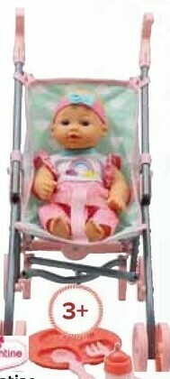 Bambola con passeggino