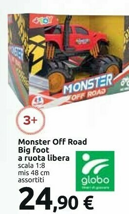 Carrefour Market Monster off road big foot offerta
