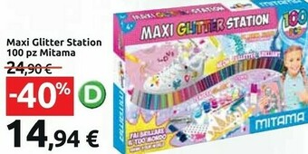Carrefour Market Maxi glitter station offerta