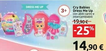 Carrefour Cry babies dress me up offerta