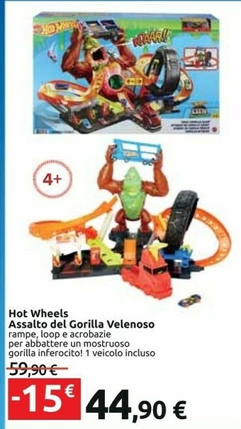 Carrefour Gorilla rage garage attack offerta