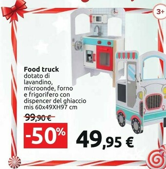 Carrefour Food truck dotato di lavandino microonde offerta