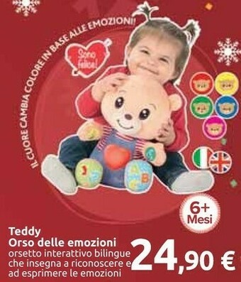 Carrefour Teddy orso delle emozion offerta
