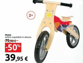 Carrefour Moto sellino regolabile in altezza offerta
