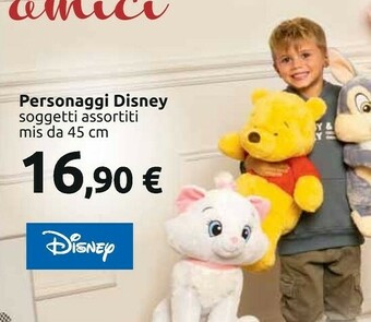 Carrefour Personaggi soggetti assortiti misura 45 cm offerta