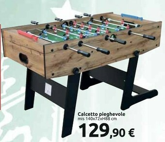 Carrefour Calcetto pieghevole 140x72xh88 cm offerta