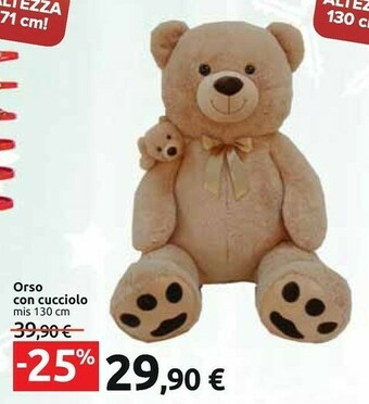 Carrefour Orso con cucciolo offerta