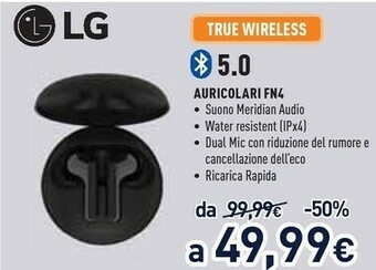 Unieuro Tone free fn4 black cuffie bluetooth true wireless offerta
