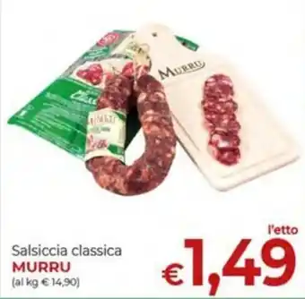 Supermercati Nonna Isa Salsiccia classica MURRU offerta