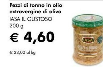 Pezzi di tonno in olio extravergine di oliva