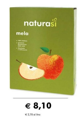 NaturaSì Naturasi succo di mela 3000 ml offerta