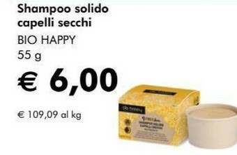 Shampoo solido capelli secchi