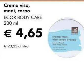 NaturaSì Crema viso offerta
