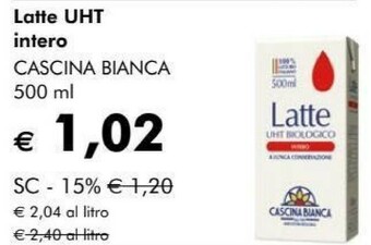 NaturaSì Latte uht offerta