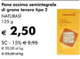NaturaSì Snack offerta