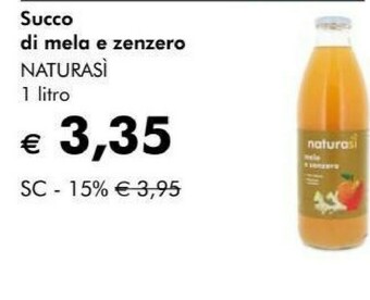 NaturaSì Succhi di frutta offerta