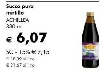 NaturaSì Succhi di frutta offerta