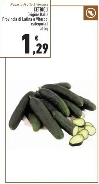 Conad CETRIOLI offerta