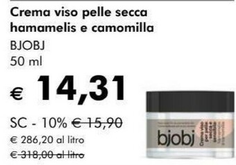 NaturaSì Crema viso offerta