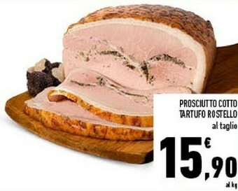Conad City Prosciutto cotto tartufo rostello offerta