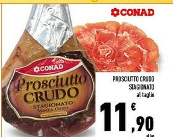 Conad City Conad prosciutto crudo stagionato offerta