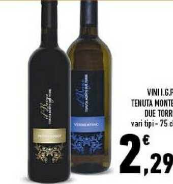 Conad City Due torri vini igp tenuta monte offerta