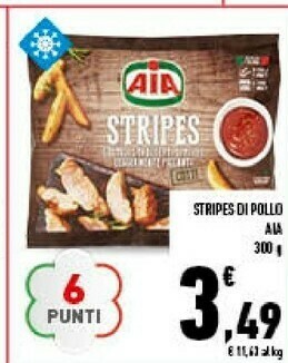 Conad City Stripes di pollo offerta