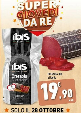 Conad Bresaola cuor d'alpe offerta