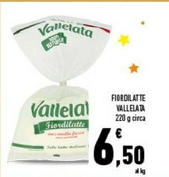 Conad Mozzarella fresca fiordilatte 220 g(ml) offerta
