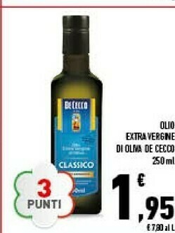 Conad Olio extra vergine di oliva 250 g(ml) offerta