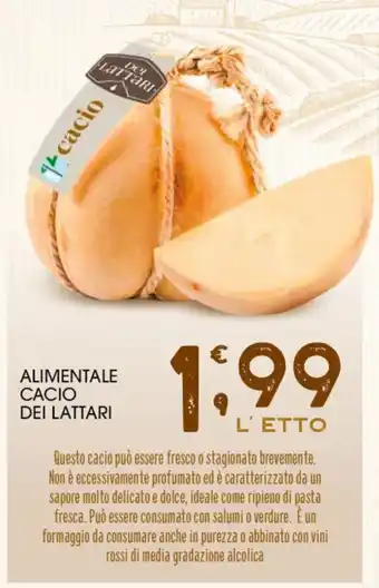 ALIMENTALE CACIO DEI LATTARI