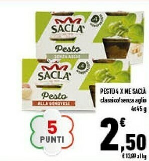 Conad Pesto alla genovese 190 g(ml) offerta