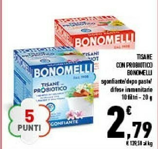 Conad Tisane con probiotico 20 g offerta