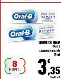 Conad Dentifricio repair offerta