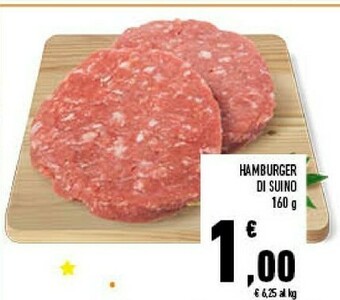 Conad Superstore Hamburger di suino offerta