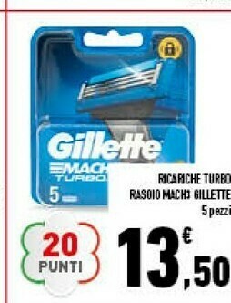 Conad Superstore Ricarcihe turbo rasoio mach2 offerta