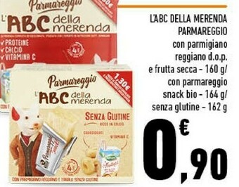Conad Superstore L'abc della merenda con parmigiano reggiano dop e frutta secca offerta