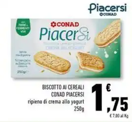 Conad Superstore BISCOTTO AI CEREALI CONAD PIACERSI offerta