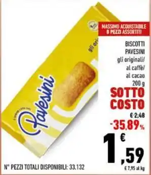 Conad BISCOTTI PAVESINI offerta