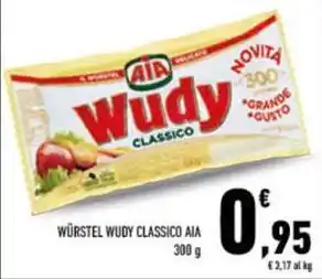 Conad WÜRSTEL WUDY CLASSICO AIA offerta