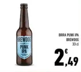 Conad BIRRA PUNK IPA BREWDOG 33 cl offerta