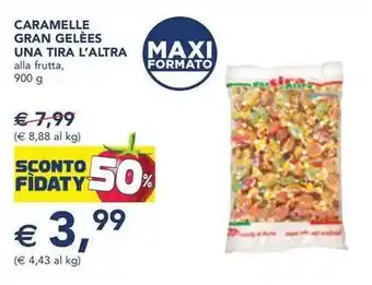 Esselunga CARAMELLE GRAN GELEES UNA TIRA L'ALTRA offerta