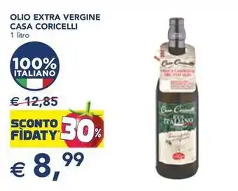 Esselunga OLIO EXTRA VERGINE CASA CORICELLI 1 litro offerta