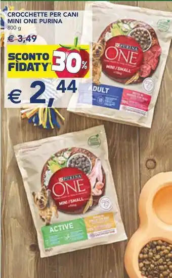 Esselunga CROCCHETTE PER CANI MINI ONE PURINA offerta