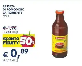 Esselunga PASSATA DI POMODORO LA TORRENTE offerta