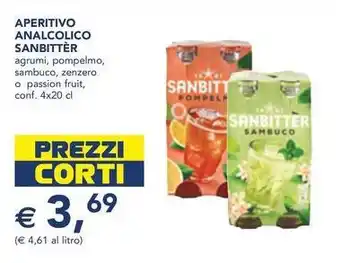 Esselunga APERITIVO ANALCOLICO SANBITTÈR offerta